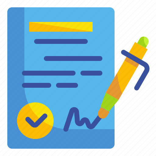 Agreement, business, certificate, contract, finance, guarantee, qualification icon - Download on Iconfinder