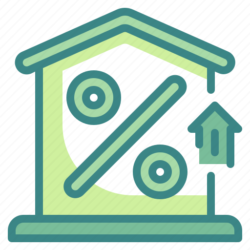 Business, discount, finance, house, interest, percentage, sale icon - Download on Iconfinder