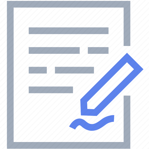 Contract, document, file, paper, pen, pencil, sign icon - Download on Iconfinder