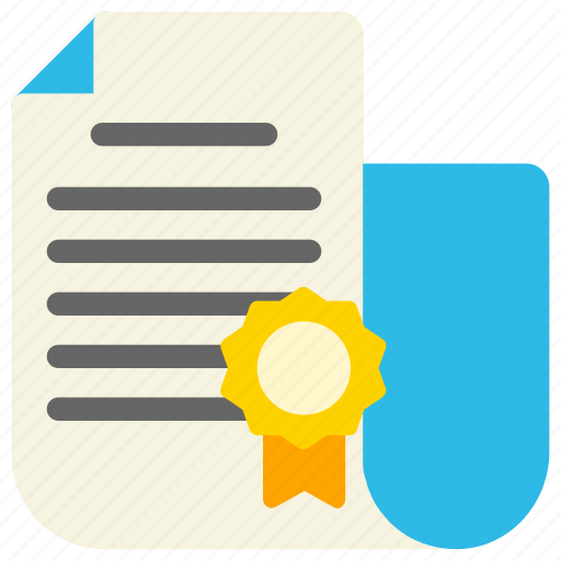 Badge, business, certificate, file icon - Download on Iconfinder