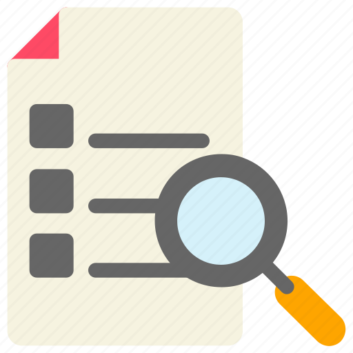 Business, file, history, magnifier, search icon - Download on Iconfinder