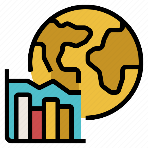 Chart, economy, forecast, predict, world icon - Download on Iconfinder