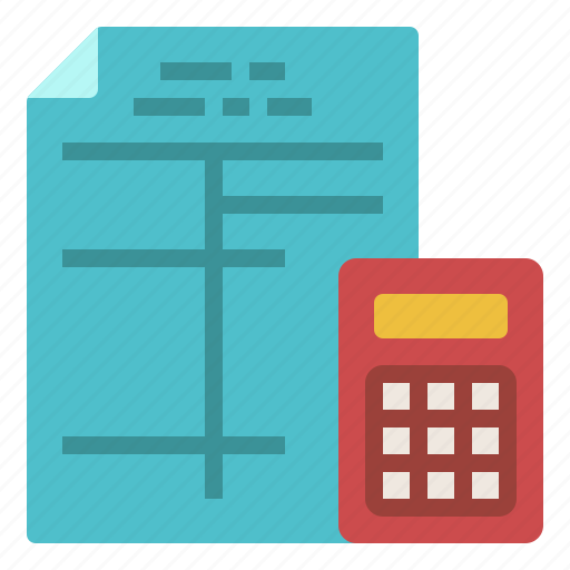 Accounting, balance, calculate, calculator, sheet icon - Download on Iconfinder