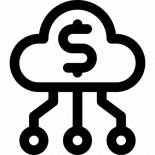 cloud money icon