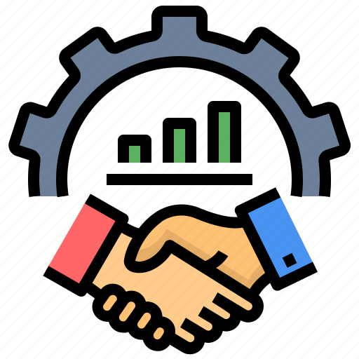 Cooperation, deal, business, growth, partner, joint venture icon - Download on Iconfinder