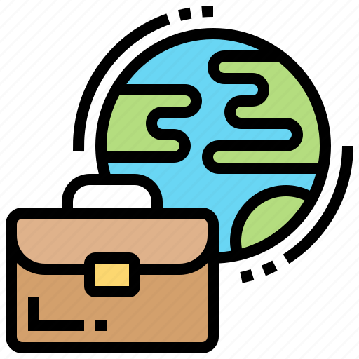 Briefcase, business, global, international, worldwide icon - Download on Iconfinder