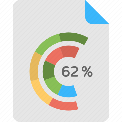 Business analytics, percentage diagram, pie chart report, project review, statistical analysis icon - Download on Iconfinder