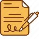 agreement, business, contract, document, paper, pen, sign