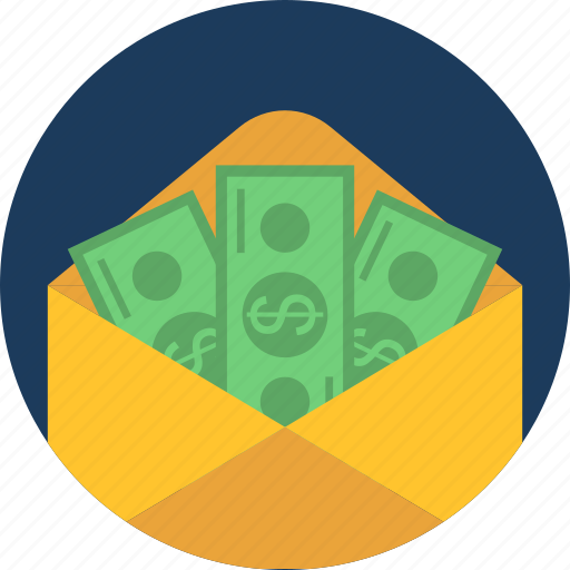 Dollar, envelope, savings, wallet, cash, moneyorder, salary message icon - Download on Iconfinder