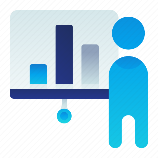 Business, chart, male, man, presentation icon - Download on Iconfinder