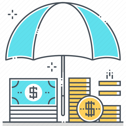 Banking, income, money, protection, salary, umbrella icon - Download on Iconfinder
