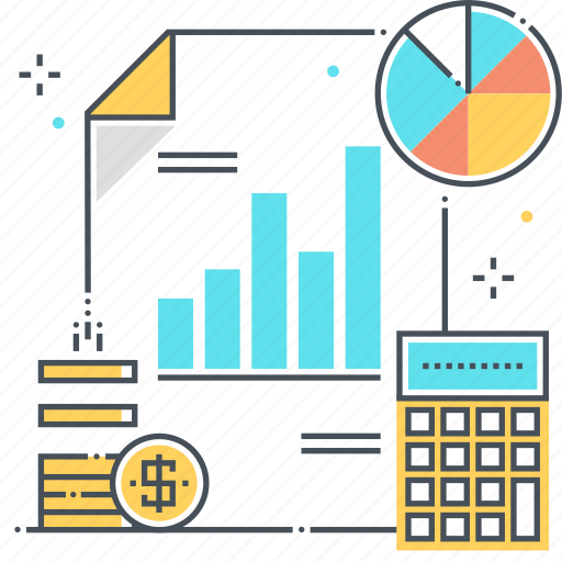 Analytics, calculator, pen, pie chart, report, statistics, stats icon - Download on Iconfinder