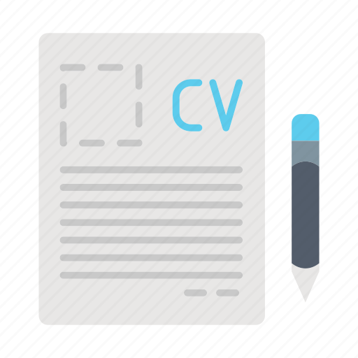 Curriculum vitae, cv, document, job application, sheet icon - Download on Iconfinder