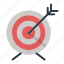 aim, arrow, focus, goal, target 