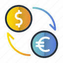 currency, dollar, euro, exchange, transfer, business