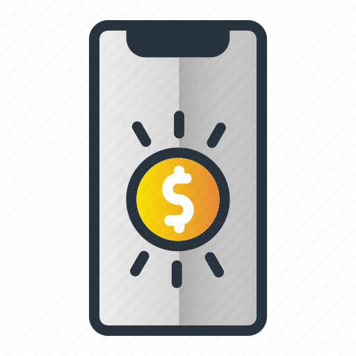 Banking, currency, device, dollar, mobile, online shopping, smartphone icon - Download on Iconfinder