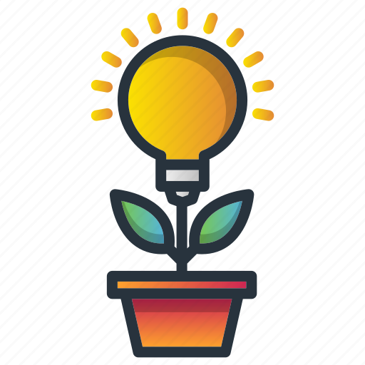 Ecology, growth, investment, light, plant, smart, solution icon - Download on Iconfinder