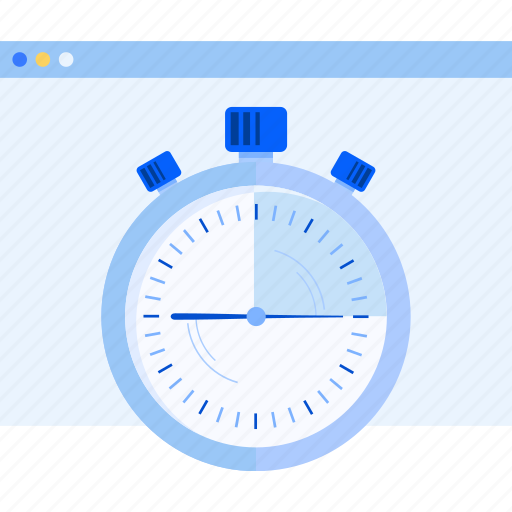 App, internet, management, optomization, seo, speed, time illustration - Download on Iconfinder