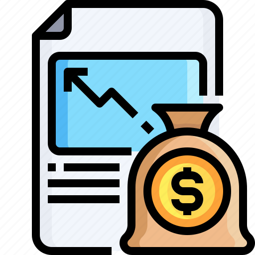 Report, accounting, money, finances, business, bag icon - Download on Iconfinder