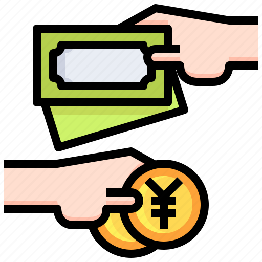 Currency, money, cash, exchange, hands, banking, coin icon - Download on Iconfinder