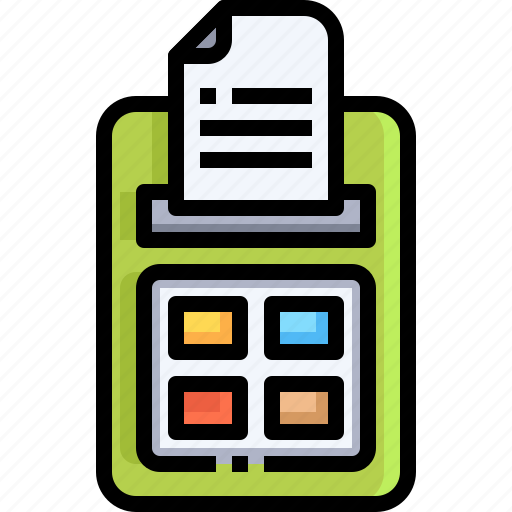 Terminal, money, credit, payment, bank, bill, method icon - Download on Iconfinder