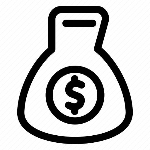 Money, sack, cash, bag, pouch, finance, business icon - Download on Iconfinder