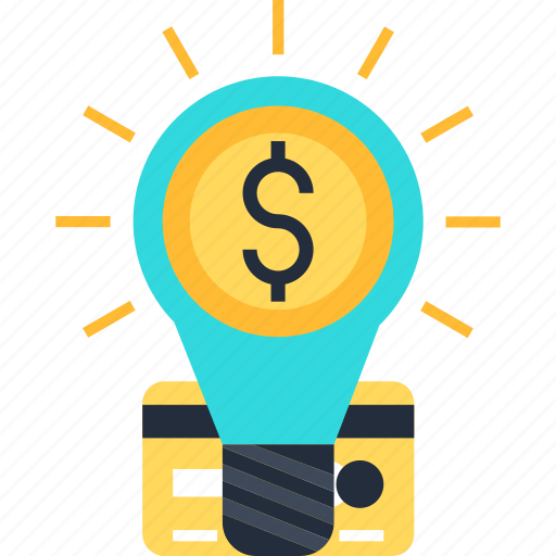 Bulb, card, coin, credit, dollar, idea icon - Download on Iconfinder