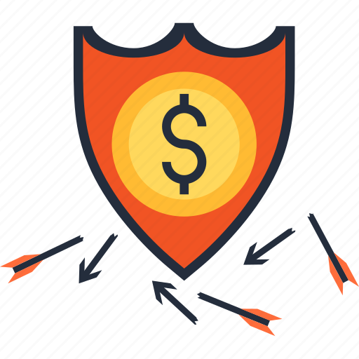 Cash, coin, deposit, dollar, insurance, money, shield icon - Download on Iconfinder