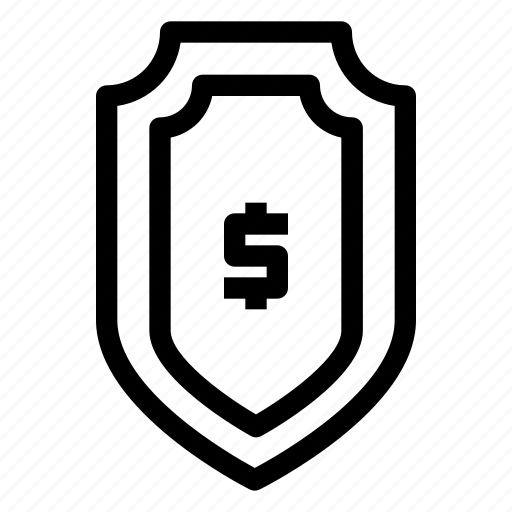 Money, secure, prevent, protect, shield icon - Download on Iconfinder