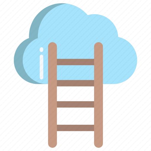 Cloud, ladder icon - Download on Iconfinder on Iconfinder