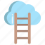 cloud, ladder 