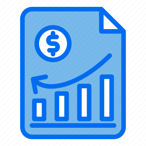 Money, document, investment, down icon - Download on Iconfinder