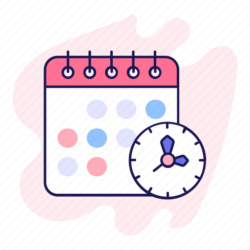 Schedule, timing schedule, calendar, date and time, business, finance icon - Download on Iconfinder