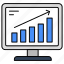 online data analytics, online infographic, online statistics, business chart, business graph 