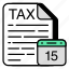 tax schedule, tax paper, tax document, tax doc, tax archive 