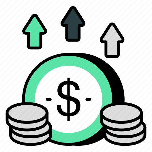 Inflation, high dollar rate, money, cash, coin icon - Download on Iconfinder