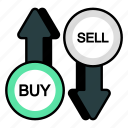 buy and sell, commerce, exchanging arrows, business, trading