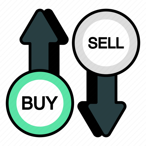 Buy and sell, commerce, exchanging arrows, business, trading icon - Download on Iconfinder