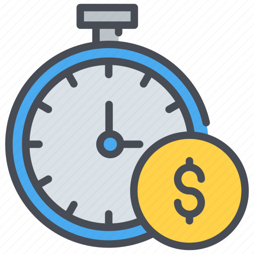 Time, is, money, business, finance, marketing, currency icon - Download on Iconfinder
