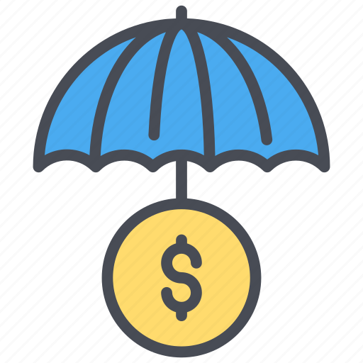 Money insurance, insurance, protection, umbrella, dollar, safety icon - Download on Iconfinder