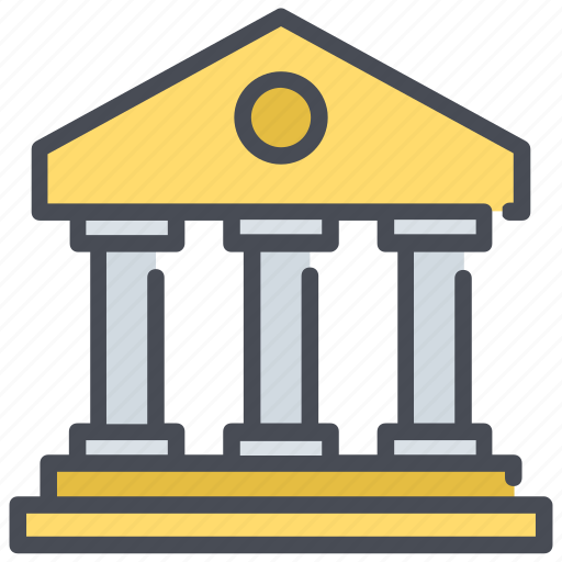 Bank, bank banking, building, business, money, finance icon - Download on Iconfinder