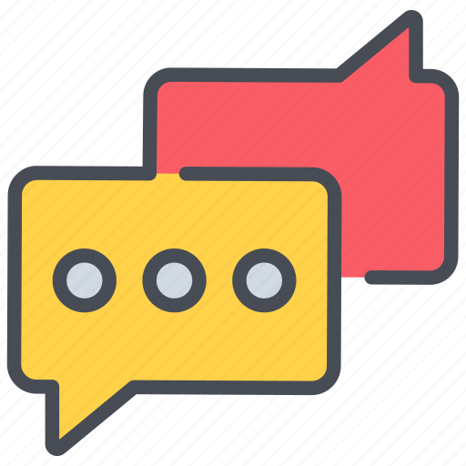 Collaboration, communication, conversation, talk, bubble, speech icon - Download on Iconfinder