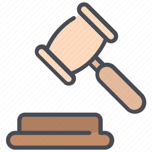 Action, auction hammer, judgment, justice, law, scale icon - Download on Iconfinder