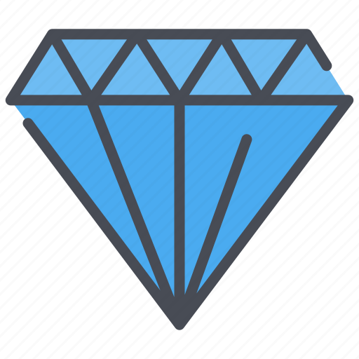 Diamond, jewelry, stone, gemstone, crystal, crystal stone icon - Download on Iconfinder