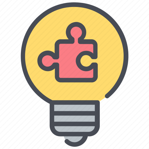 Big solution, problem, puzzle, invention, idea, creative icon - Download on Iconfinder