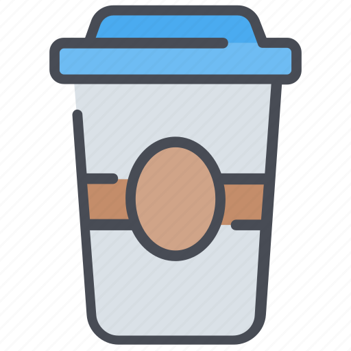 Coffe, cold coffe, drink, beverage, cup, glass icon - Download on Iconfinder