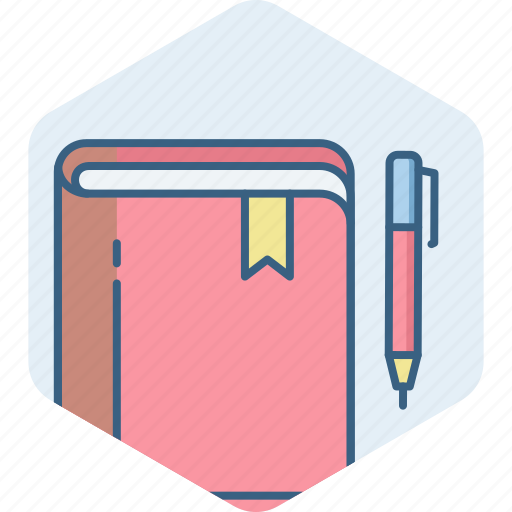 Address, book, contact, pen, bookmark icon - Download on Iconfinder