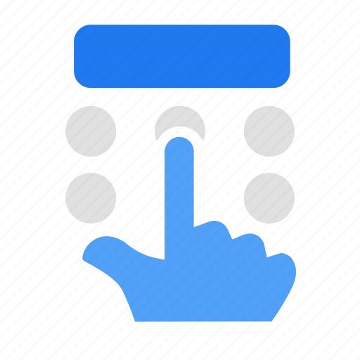Finger, gesture, hand, press, touch icon - Download on Iconfinder