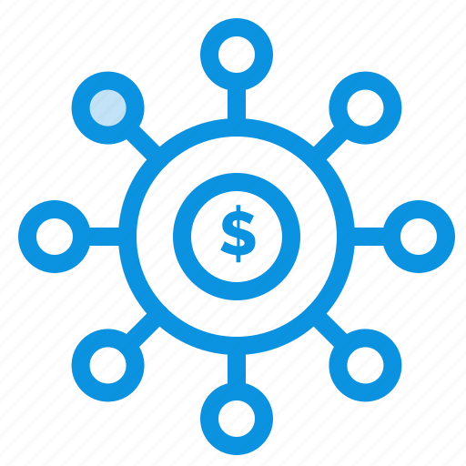 Connection, dollar, financial, money, seeding icon - Download on Iconfinder
