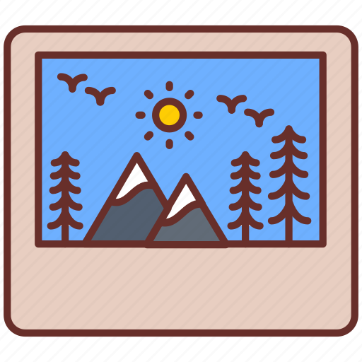 Landscape, scenery, countryside, geomorphology, natural, world icon - Download on Iconfinder